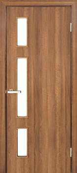 Дверь межкомнатная (полотно) MS DOORS OREGON G Миланский Орех ПВХ (70) (148051_ms-doors)
