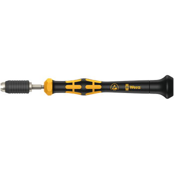 Викрутка динамометрична Wera 1460 ESD Kraftform Micro+бітотримач 0.035Nm (05074800001)