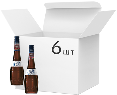 Упаковка ликеров Bols Coffee 24% 0.7 л х 6 шт (08716000106759)