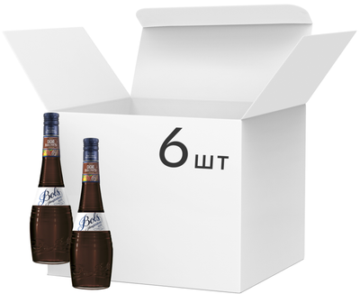 Упаковка ликеров Bols Cacao Brown 24% 0.7 л х 6 шт (08716000076717)