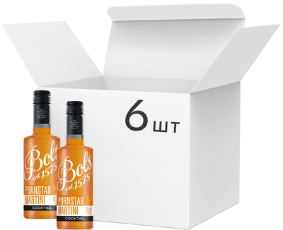 Упаковка коктейлей Bols Pornstar Martini 14.9% 0.375 л х 6 шт (08716000157959)