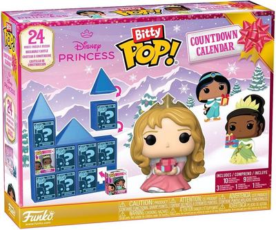 Kalendarz adwentowy Funko Bitty Pop Countdown Calendar Disney Princess 2025 87001 (889698870016)