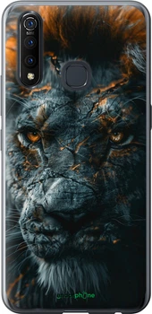 Чехол на Vivo Z5X Пламенный лев "6153u-1765-70447"
