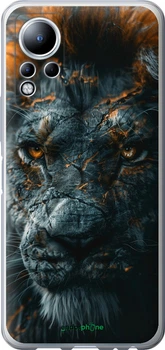 Чехол на Infinix Note 11 Пламенный лев "6153u-2754-70447"