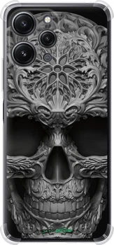 Чехол на Xiaomi Redmi 12 skull-ornament "4101sp-3114-70447"