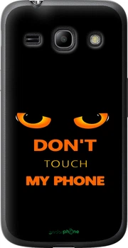 Чехол на Samsung Galaxy Core Plus G3500 Don't touch the phone "4261u-359-70447"