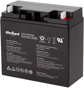 Akumulator żelowy Rebel 12V-17Ah (BAT0405)