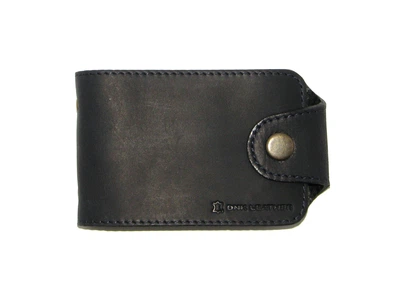 Шкіряна візитниця DNK Leather DNK Cards-H темно-синя (col.K)