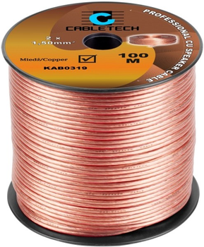Przewód głośnikowy Cabletech 2 x 1.5 mm² 100 m (5901436707776)