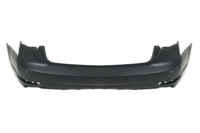 Задний бампер Audi A4 B9 16-20 седан (FPS) 4 отв. под п/троник, отв. под крюк