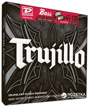 Струны для бас-гитар Dunlop RTT45130T Trujillo Custom Medium 5-String (45-130)
