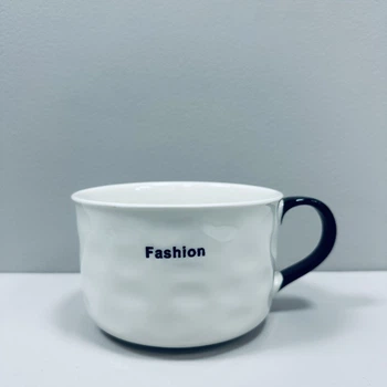 Чашка фарфоровая Fashion 800 мл A-Plus 3355 белая