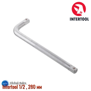 Вороток L-образный Intertool 1/2 , 280 мм