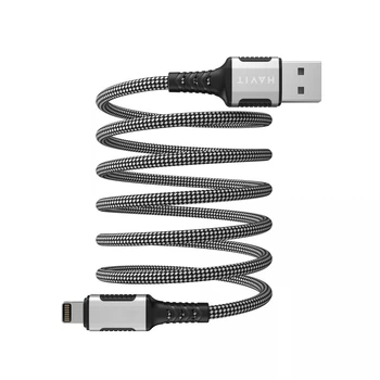 Кабель USB - Lightning HAVIT CB6299 2.4A 1м