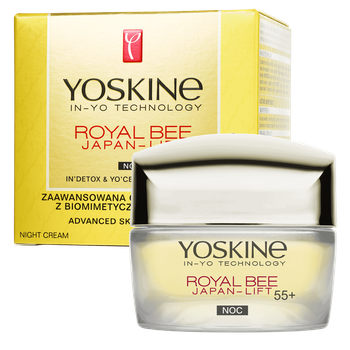 Krem do twarzy Yoskine Royal Bee Japan-Lift Advanced Skin Rebuilding 55+ na noc 50 ml (5900525054630)