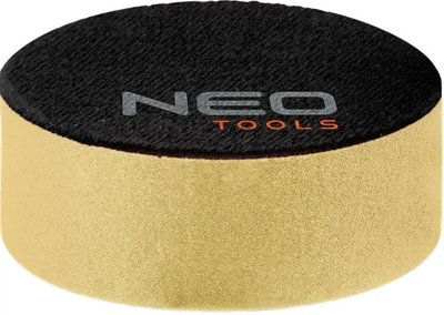 Диск полірувальний Neo Tools, губка м’яка, на липучці, 80x25мм (08-974)