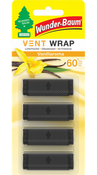 Освіжувач повітря Wunder Baum Vanilla 4 кліпси 23-301 (7612720811113)
