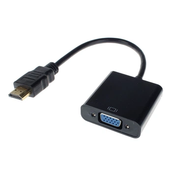 Конвертер переходник из HDMI в VGA адаптер преобразователь видеосигнала