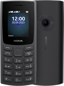 Telefon komórkowy Nokia 110 4G TA-1543 DS 2023 Black (6438409086631)