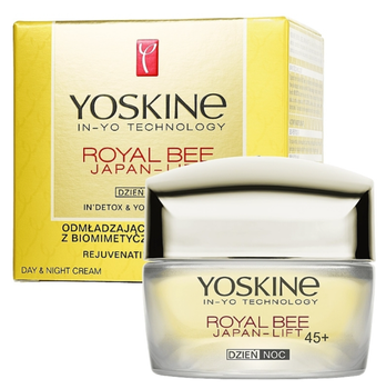 Krem do twarzy Yoskine Royal Bee Japan Lift wypełniający przeciwzmarszczkowy 45+ 50 ml (5900525054647)