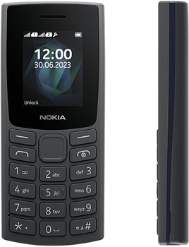 Telefon komórkowy Nokia 105 4G TA-1551 DS 2023 Black (6438409086655)