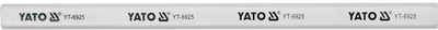 Ołówki stolarski YATO 245 x 15 mm opakowanie 144 szt białe (YT-6925) (5906083969256)