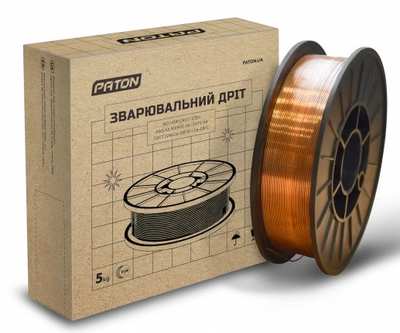 Сварочная проволока Патон ER70-S6 (СВ-08Г2С) 0.8 мм х 5 кг (3010108051)