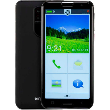 Смартфон 5.5" Emporia Smart 5 3/32Gb 4G 1-SIM NFC 13/8Мп 8 ядер Black
