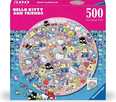 Пазл Ravensburger Hello Kitty 500 елементів 12001391 (4005555013914)
