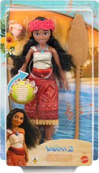Лялька Mattel Disney Princess Vaiana 2 співаюча пригода англійська версія 30 см JBT61 (194735265299)