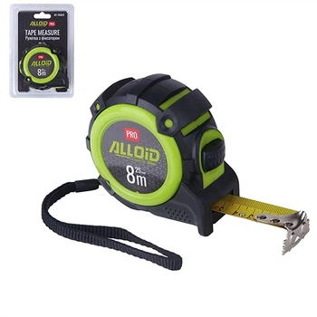 Рулетка Alloid Pro с автостопом 8м×25мм MT-740825