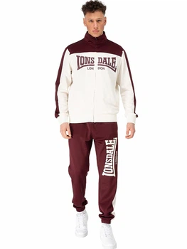 Спортивний костюм чоловічий Lonsdale HOLMBURY 117715-2032 L Oxblood/Ecru (4255581563819)
