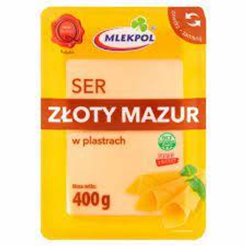 Сир нарізка Mlekpol Zloty mazur 400 г