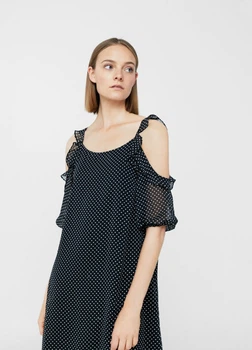 Платье Mango XS Черный 13090349_гор.б_13