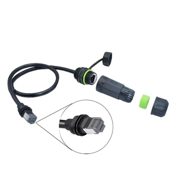 Коннектор c муфтой под RJ45 кабель для Starlink GEN 3 / Mini