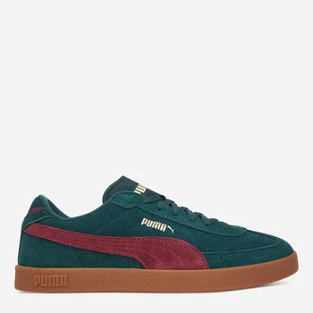 Жіночі кеди замшеві низькі Puma Club II Era Suede 40071712 39 (6UK) 25 см Green Terrain-Ruby Shimmer (4069156892088)