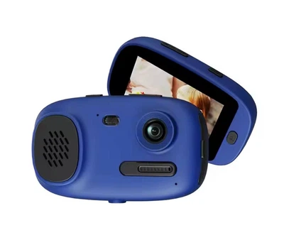 Цифровой фотоаппарат Benjie Y21 4K Bluetooth сенсорный 32GB 3.0" 64мп камера синий