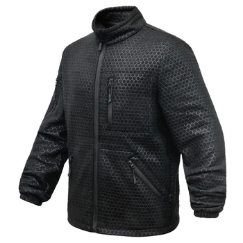 Флісова кофта Militex Windblock Tactical Black mod. 4 S