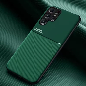 Силиконовый чехол IQS Design для Samsung Galaxy S24 Ultra Зеленый