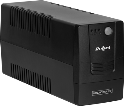 ДБЖ Rebel Nanopower 850 480 Вт/850 ВА Black (RB-4021)