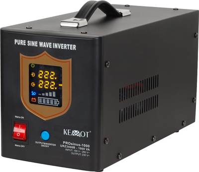 UPS Kemot PROsinus-1000 700W/1000VA Black (URZ3406B)