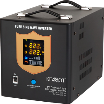 UPS Kemot PROsinus-2000 1200W/2000VA Black (URZ3407B)