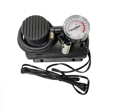 Автомобильный компрессор Air Compressor в прикуриватель (с манометром) черный 12В, 300 psi