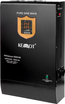 ИБП Kemot PROsinus-3500/48 2400 Вт/3500 ВА Black (URZ3432)