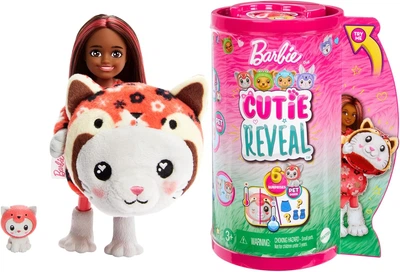 Лялька Барбі Челсі Кошеня у костюмі червоної панди Barbie Cutie Reveal Chelsea Kitten as Red Panda