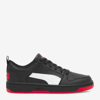 Подростковые кеды для мальчика Puma Rebound Layup Lo Sl Jr 37049013 5905588283591 38 Черные (5905588283645_5905588687481)