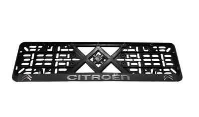 Рамка під номер пластик Citroen (Racing рельєфна)