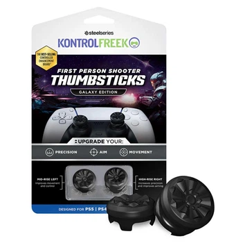 Накладки на стики SteelSeries. KontrolFreek® Galaxy Edition (Black) для Sony DualSense PS5 / DualShock PS4