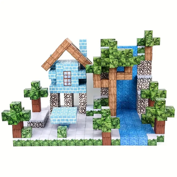 Магнітний конструктор в стилі Minecraft 100 шт (QU780690)