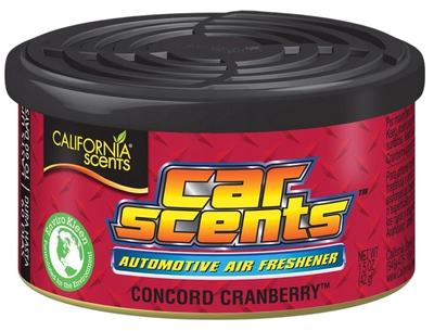 Odświeżacz samochodowy California Scents Concord Cranberry 42g 34-016 (7638900435139)